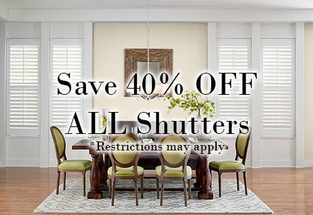 40% off All Shutters